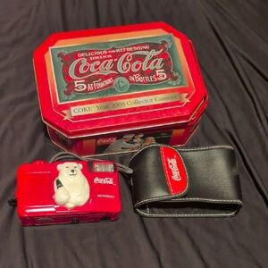 Coca-Cola Red Camera Set with Black Case